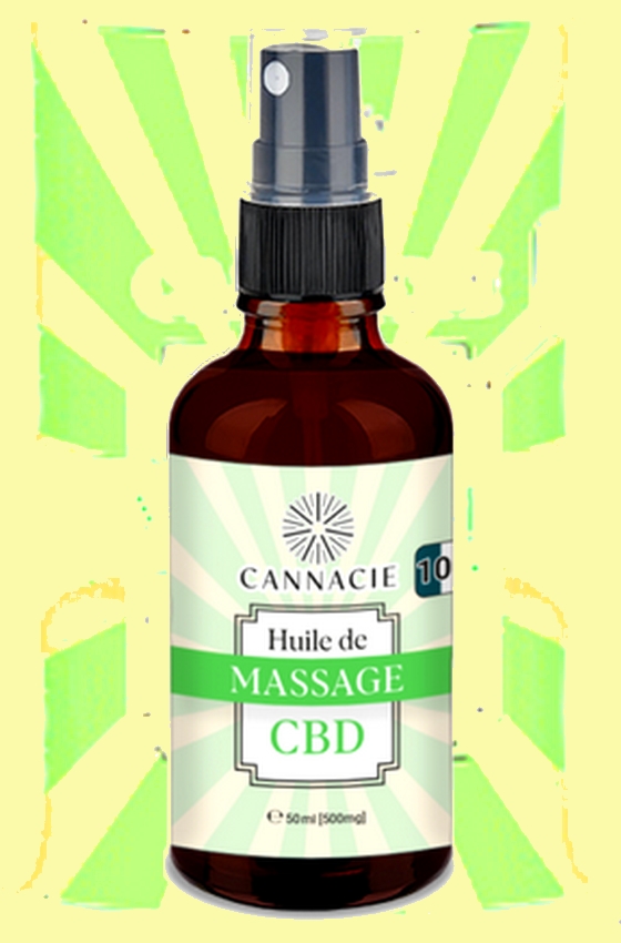 Huile de massage au CBD "Cannacie" - 50ml