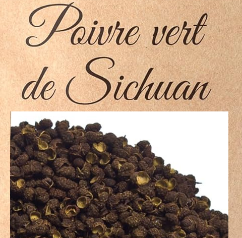 Poivre vert de Sichuan finement moulu - 25g