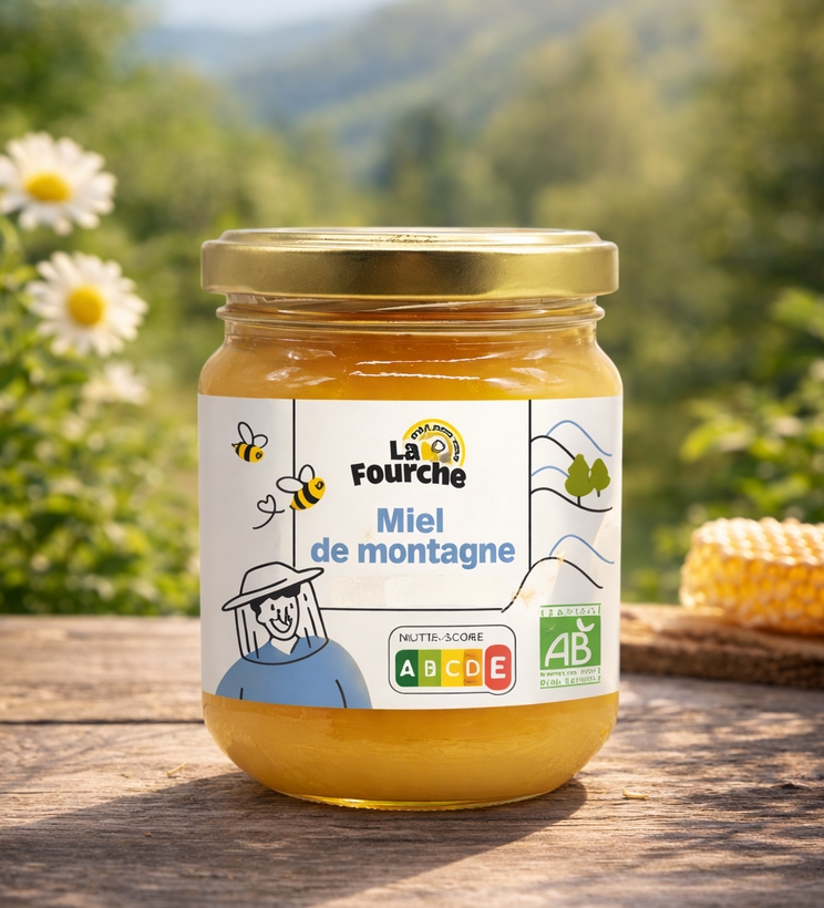 Miel de montagne Bio - Origine France