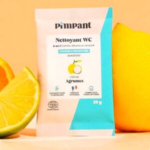 15x Nettoyant WC écologique - Parfum Agrumes