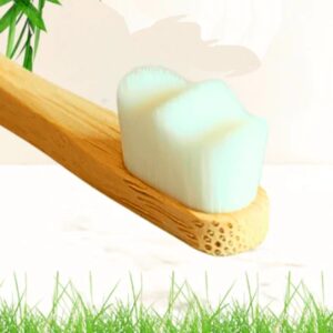 1x Brosse à dents en bambou "O.P. NANO" - ENFANT