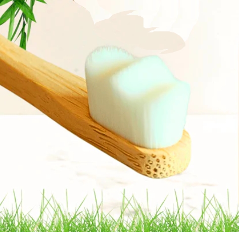 1x Brosse à dents en bambou "O.P. NANO" - ENFANT