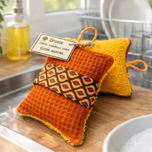 1x Éponge lavable - Écologique et économique !