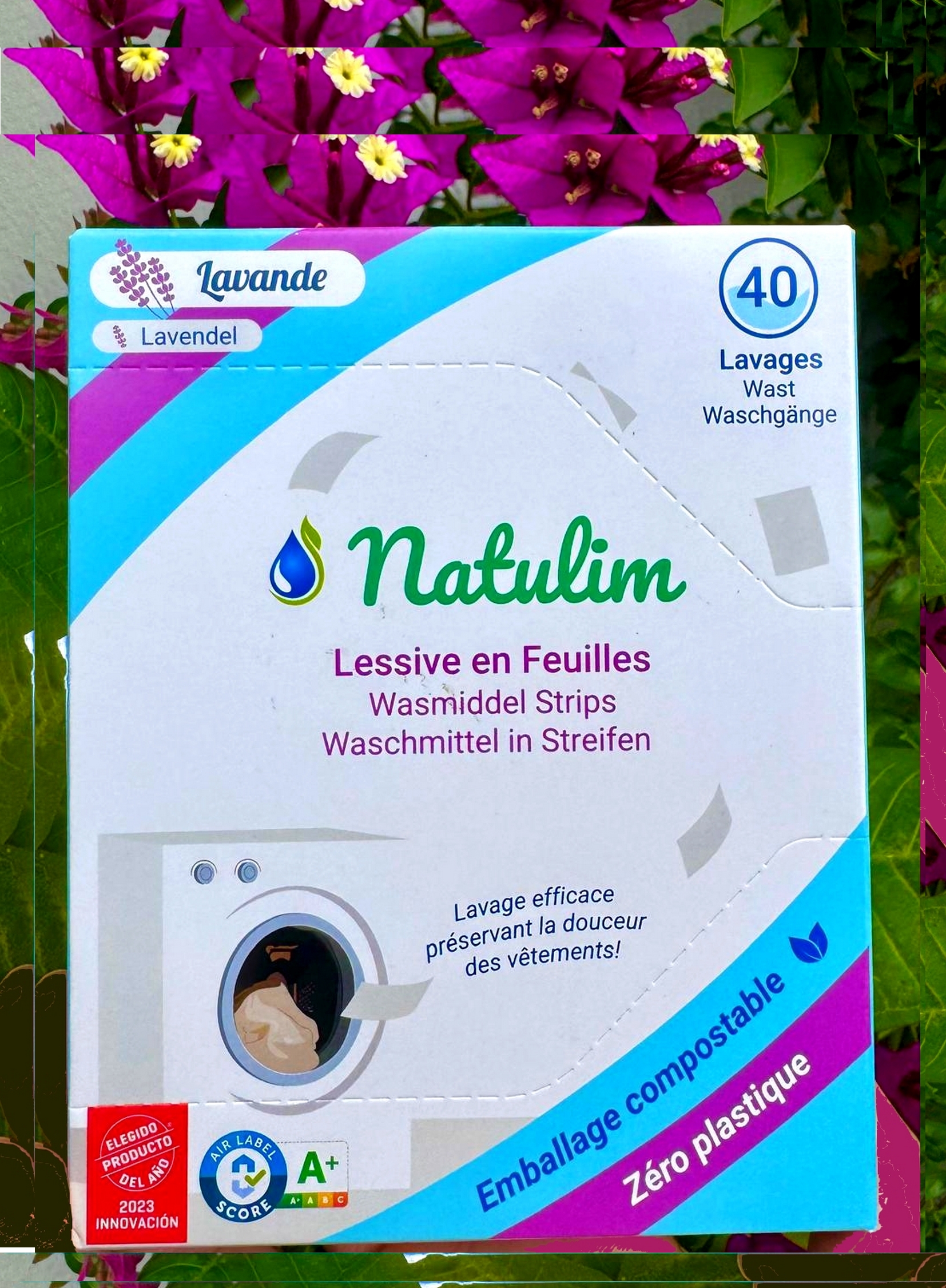 Eco-Feuilles de Lessive - Lavande - 40 Lavages