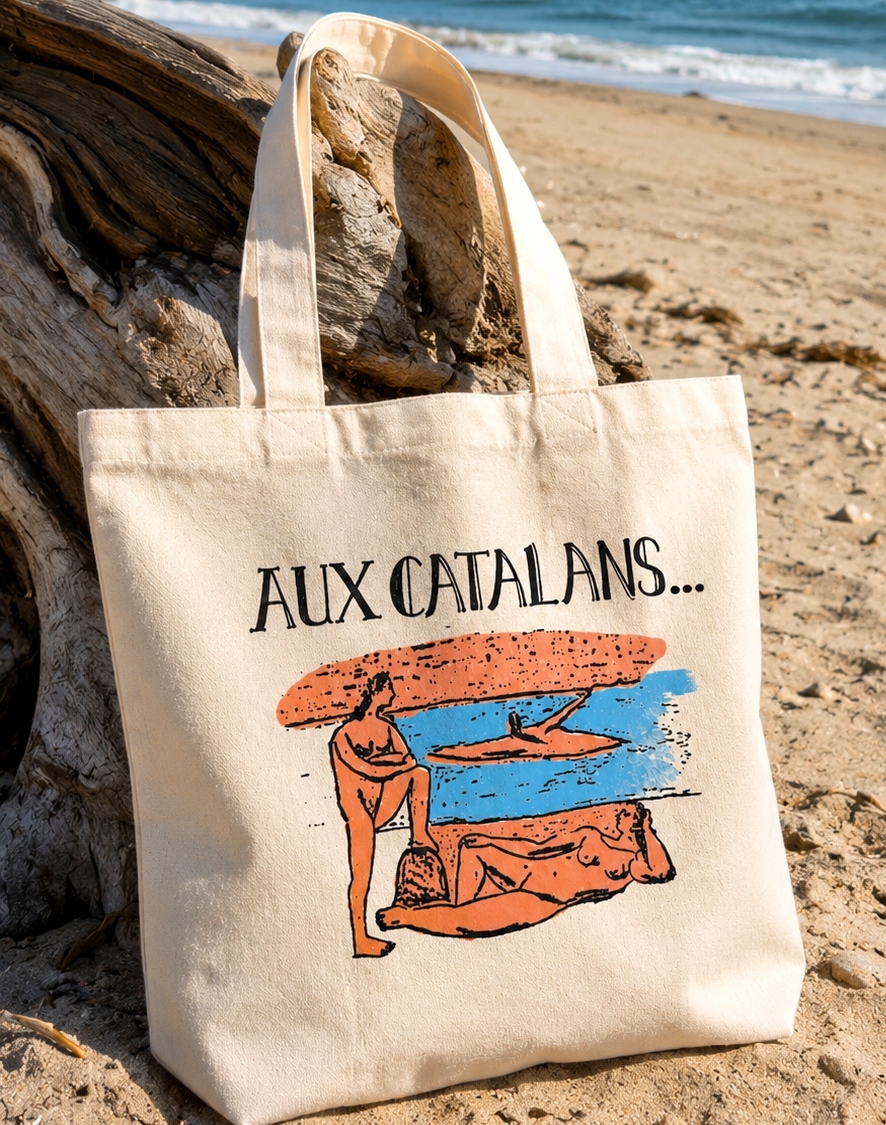 Tote-bag » Aux Catalans... «