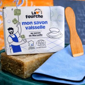 Savon vaisselle - Savon de Marseille et bicarbonate de soude - 200g